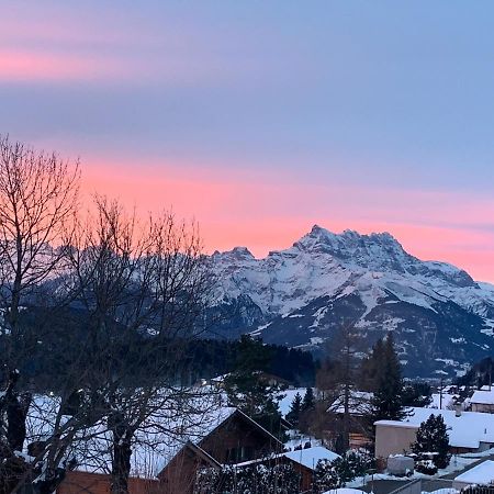 Chalet Plein Soleil Apartment Leysin Bagian luar foto